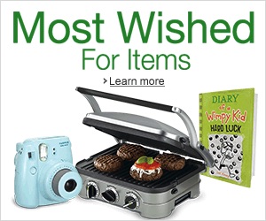 The most wished for items on Amazon