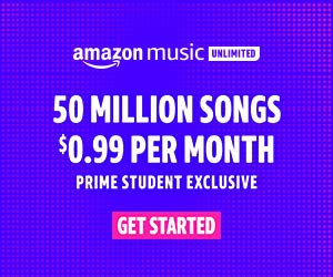 How to start listening prime student exclusive music on Amazon